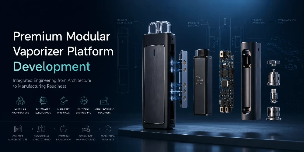 Premium Modular Vaporizer Platform Development engineering case
